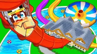 J'ai construit un Parc Aquatique dans ma Maison sur Minecraft !
