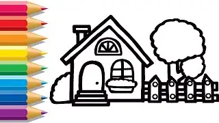 Сурет салу уй | How to draw a house
