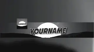 FREE CLEAN (MOON STYLE) YOUTUBE BANNER + LOGO TEMPLATE | DOWNLOAD LINK