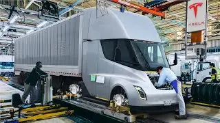 Inside Tesla's NEW $2.4B Semi Truck Factory!