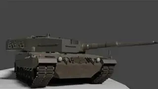 Leopard 2A4 - Blender Physics Rig - Updated