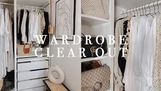 Walk In Wardrobe Clear Out & Declutter | Organise With Me | I Covet Thee