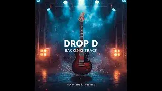Drop D Backing Track | Heavy Rock Guitar Jam Track (100 BPM) | Metal Guitar Practice & Improvisation
