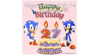Happy 27th birthday, Sonic the Hedgehog