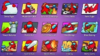 1234 Player in House Party Mod APK Gameplay ALL MINIGAMES Android IOS