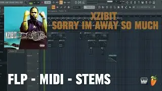 Xzibit - Sorry I'm Away so Much (FL Studio Remake) FLP + MIDI + STEMS
