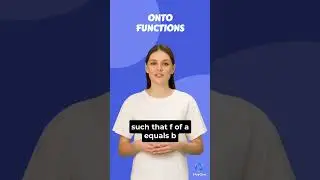 AI Avatar Explaining Maths | Onto Functions