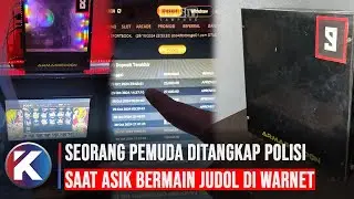 Polisi Gerebek Warnet Sarang Judi Online di Metro Lampung, Satu Pejudi Ditangkap