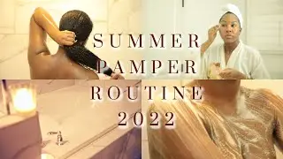 Kendra's Summer Pamper Routine 2022|Skincare, Body Care, Hair Care, & Bubble Bath