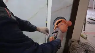 Разметка и укладка пола по диагонали в ванной комнате своими руками часть 2.