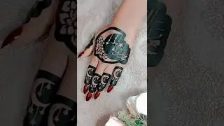 beautiful sticker mehndi design 