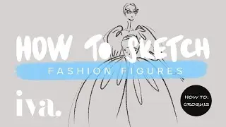How to Make Fashion Croquis // Fashion outlines // Fashion Templates  |  Studio Iva