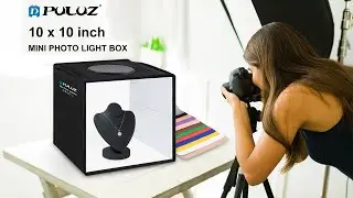 PULUZ Mini Photo Studio Light Box, Photo Shooting Tent kit, Portable Folding Photography Light Tent