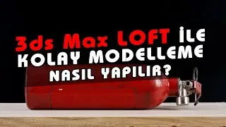 3ds Max Loft Komutu İle Kolay ve Basit Modelleme Nasıl Yapılır?