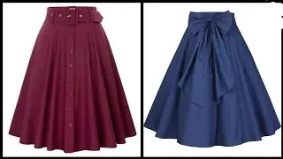 Most Beautiful Simple And Stylish Aline Skirts Design And Idea's @huyenthoaiarena