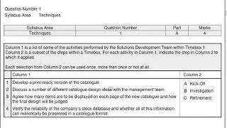 AgilePM v2 Practitioner Practice Paper Q1 Part A