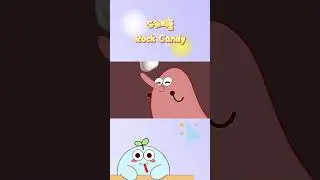 🍭Beware, there are real stones in rock candy！😮 #candy #gummy #snacks