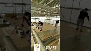 Smart Certified installers installing our Smart system on a large flat roof @smartrooferUK