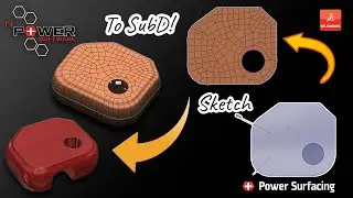 Examples For How to Create From Sketch | Power Surfacing | SOLIDWORKS