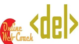 HTML Delete tag - Learn HTML - Online Web Coach