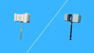 Gilded Steel Hammer vs Diamond War Hammer Comparison - Roblox Islands