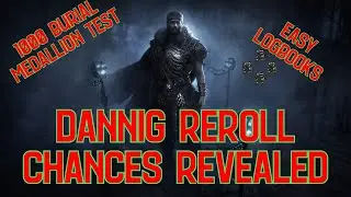 [PoE 3.20] 1000 Burial Medallion Reroll Test! Dannig Chances REVEALED!