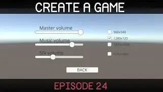 Unity Create a Game Series (E24. Menu)