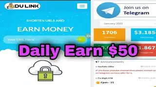 Dulink.in Best Earning URL Shortener | Daily Earn $50