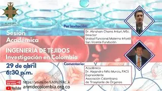 INGENIERIA DE TEJIDOS - Investigación en Colombia