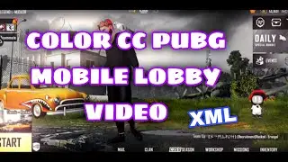 Pubg mobile lobby Best Color cc XML file link in description 😌❤️ Enjoy Cc ❤️ More Xml for Subscribe