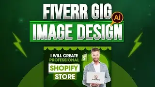 STUNNING Fiverr Gig Image Design in Adobe Illustrator