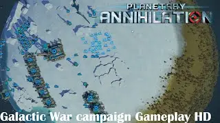 Planetary Annihilation Galactic War campaign Gameplay.
