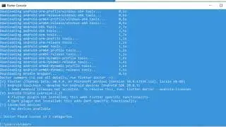 Flutter and Git installation on Windows for making apps