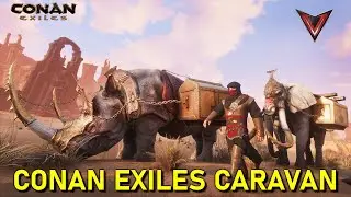Conan Exiles- Moving Heavy Items Long Distance Quick and Easy Guide