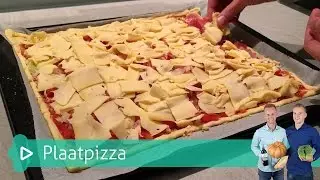 Plaatpizza | Koken & bakken met SterkInDeKeuken!
