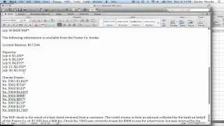 Bank Reconciliation Demonstration Part 2