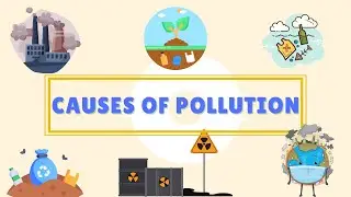 What are the main reasons of Pollution?? Causes Of Pollution || Learning video for Kids ||