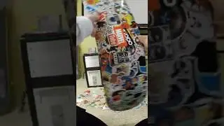 Skateboard needs just a little more stickers #shorts