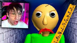 НОВЫЙ УЧИТЕЛЬ БАЛДИ меня ЛУПИТ ЛИНЕЙКОЙ ! СБЕГАЮ ИЗ ШКОЛЫ BALDI