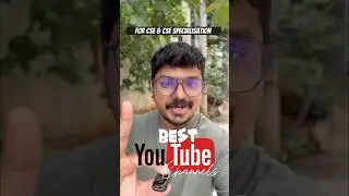 Best Youtube channels for CSE Students 🤯🔥| BTech First Year to Final Year | All Subjects Covered