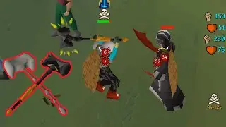 This Pking Combo Can Stack 165 Damage.... Pvp World Pking W/ Granite Maul To Elder Maul.