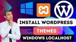 WordPress Theme installation on localhost xampp Hindi Urdu