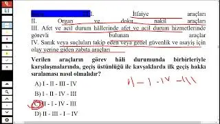 EHLİYET SINAV SORULARI 2024 EHLİYET EYLÜL SORULARI YAPAY ZEKA -7-  #ehliyetçıkmışsorular #ehliyet