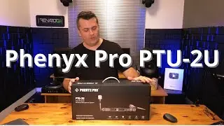 Sistema de microfone sem fio Phenyx Pro PTU-2U-2H