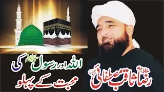 Allah Aur Rasoolﷺ ki Muhabbat k Pehlu | Muhammad Raza Saqib Mustafai Bayan | Faizan TV