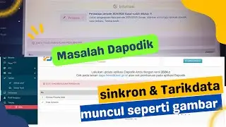SOLUSI GAGAL SINKRONISASI ATAU TARIKDATA MUNCULNYA UPDATE HARI INI
