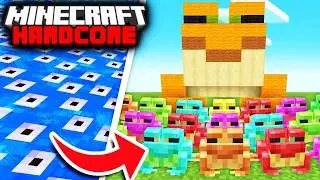 I Collected 1000 Frogs in Minecraft Hardcore!