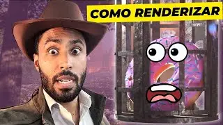 😲Como RENDERIZAR no Blender - Aula  14 - Curso Básico de Blender