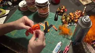 How to make a Halloween stack in a small size.