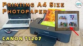 CANON TS207 | How To Print A4 Size Photopaper | PinoyTechs (Tagalog)